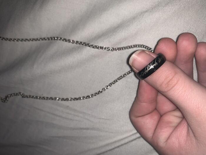 I Got The One Ring But In Black 😁