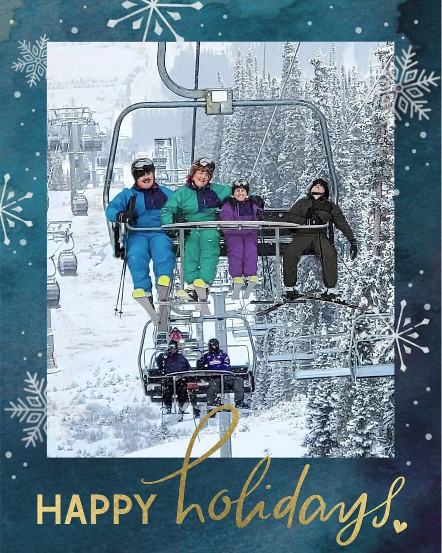 An Awkward Photoshopped Family Calendar For The Year 2023 Of Me, Myself, And I