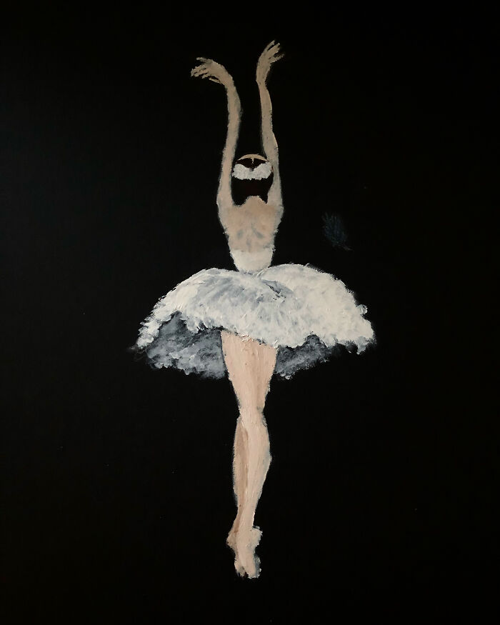 The Swan Oil Painting