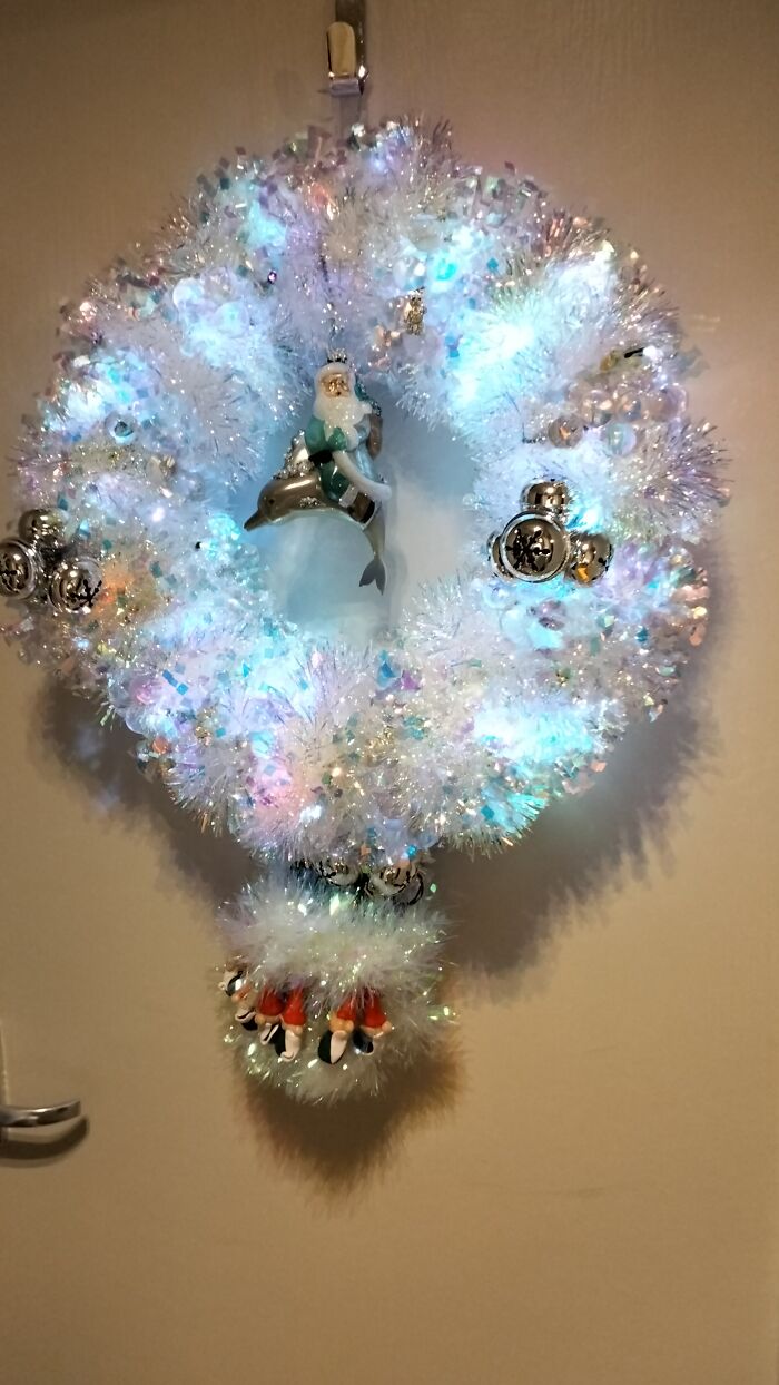 I Made This! It's Oversized,overlit And Super Kitsch (I Did Manage To Upcycle Some Stuff!)