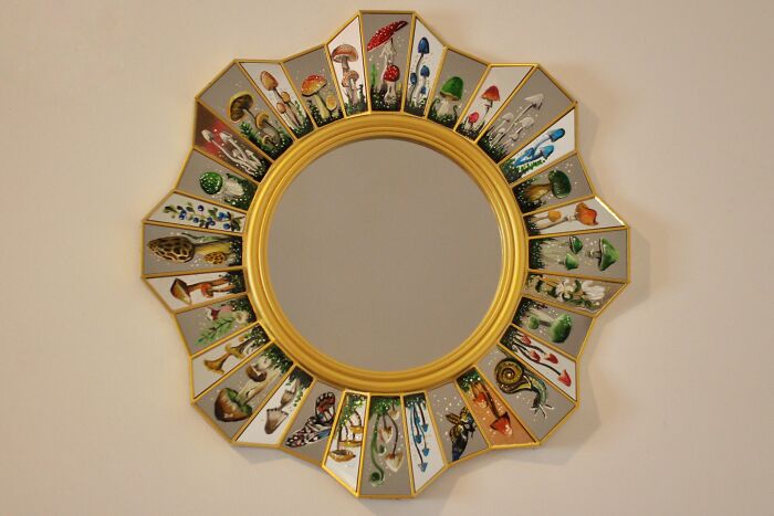 I Transform Mirrors Into Unique Works Of Art (27 Pics)