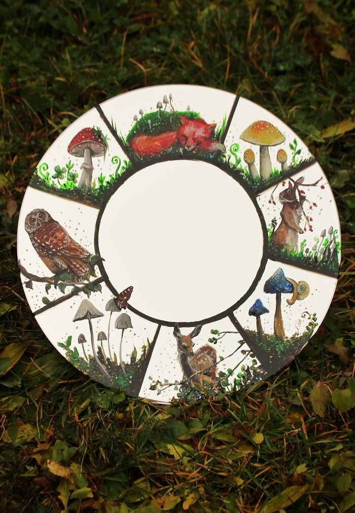 I Transform Mirrors Into Unique Works Of Art (27 Pics)