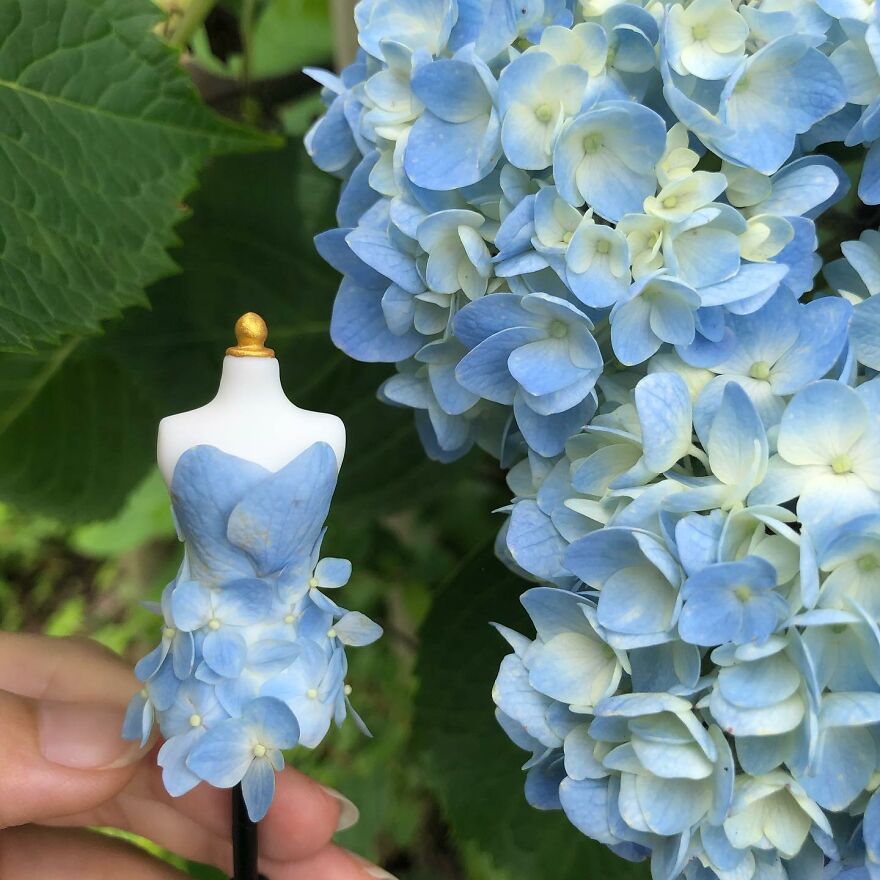 Japanese Artist Makes Delicate And Beautiful "Fairy Dresses"