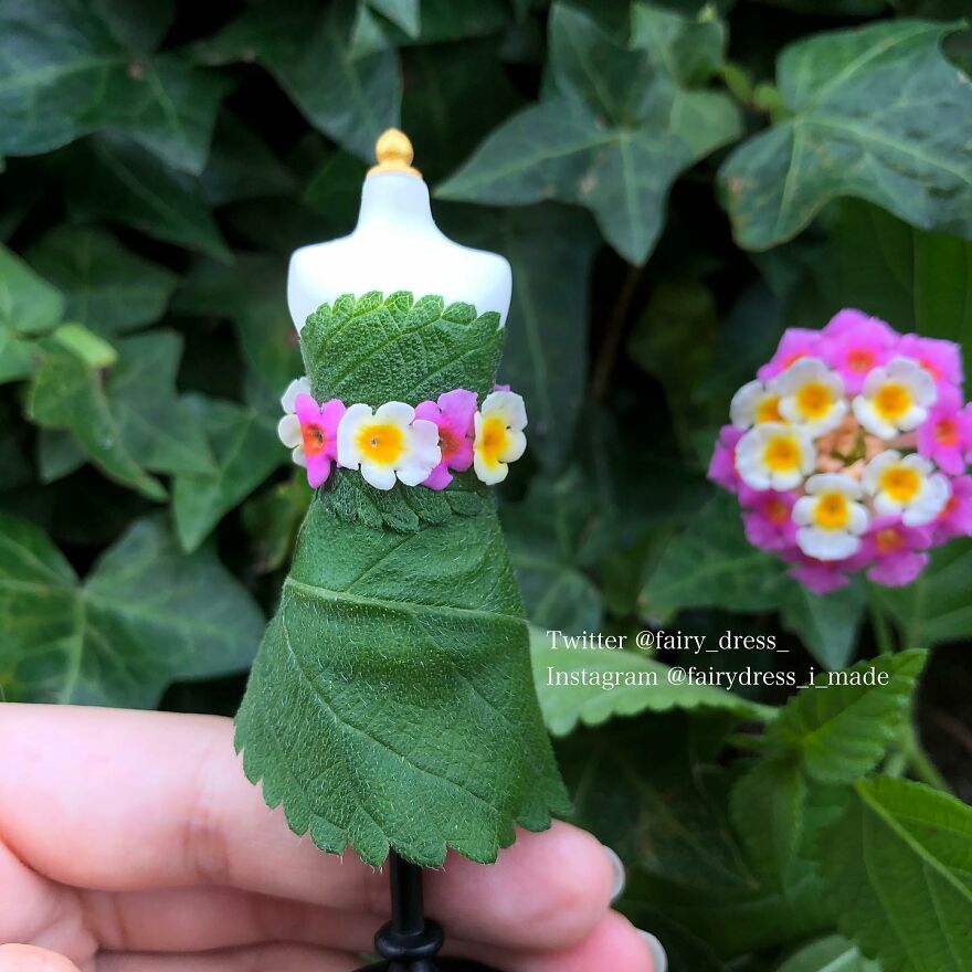 Japanese Artist Makes Delicate And Beautiful "Fairy Dresses"