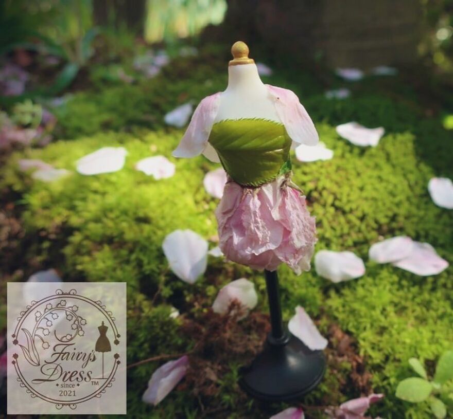 Japanese Artist Makes Delicate And Beautiful "Fairy Dresses"