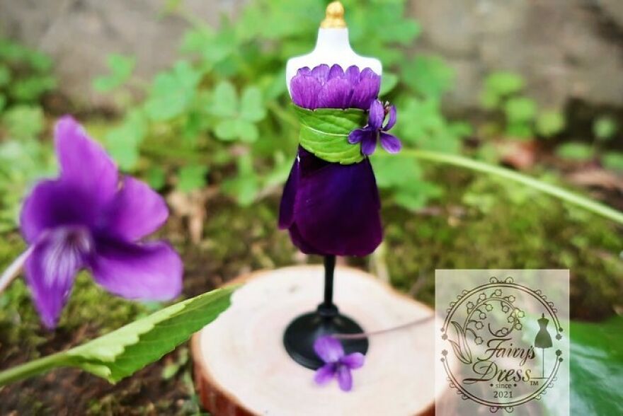 Japanese Artist Makes Delicate And Beautiful "Fairy Dresses"