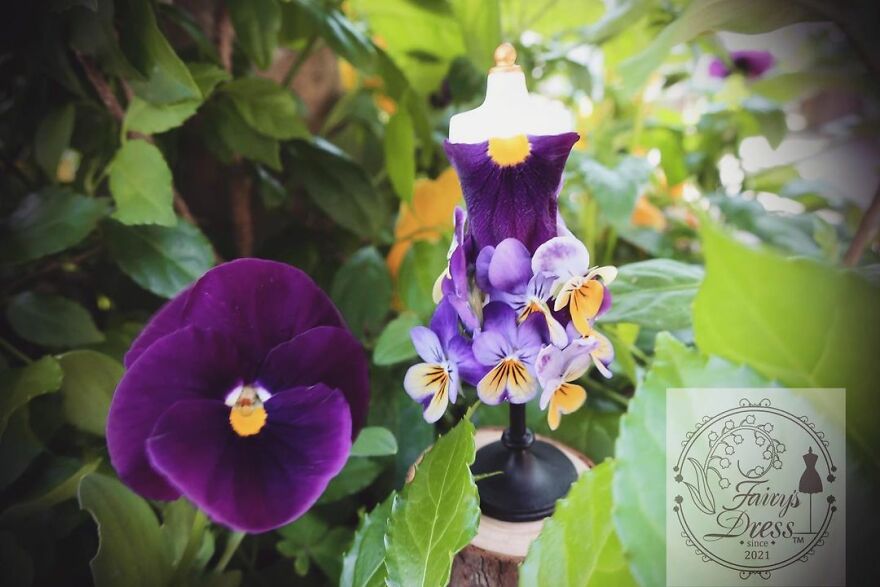 Japanese Artist Makes Delicate And Beautiful "Fairy Dresses"