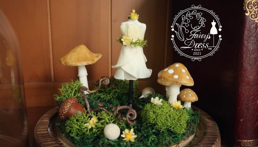 Japanese Artist Makes Delicate And Beautiful "Fairy Dresses"