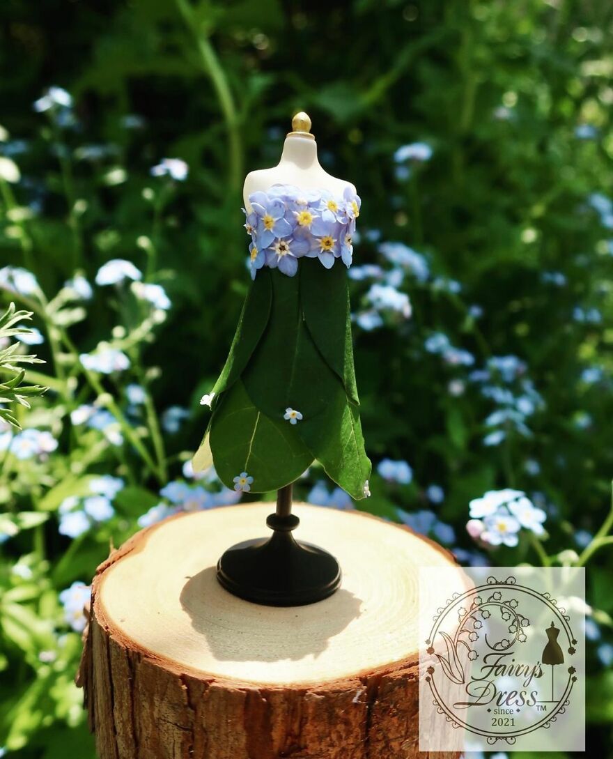 Japanese Artist Makes Delicate And Beautiful "Fairy Dresses"