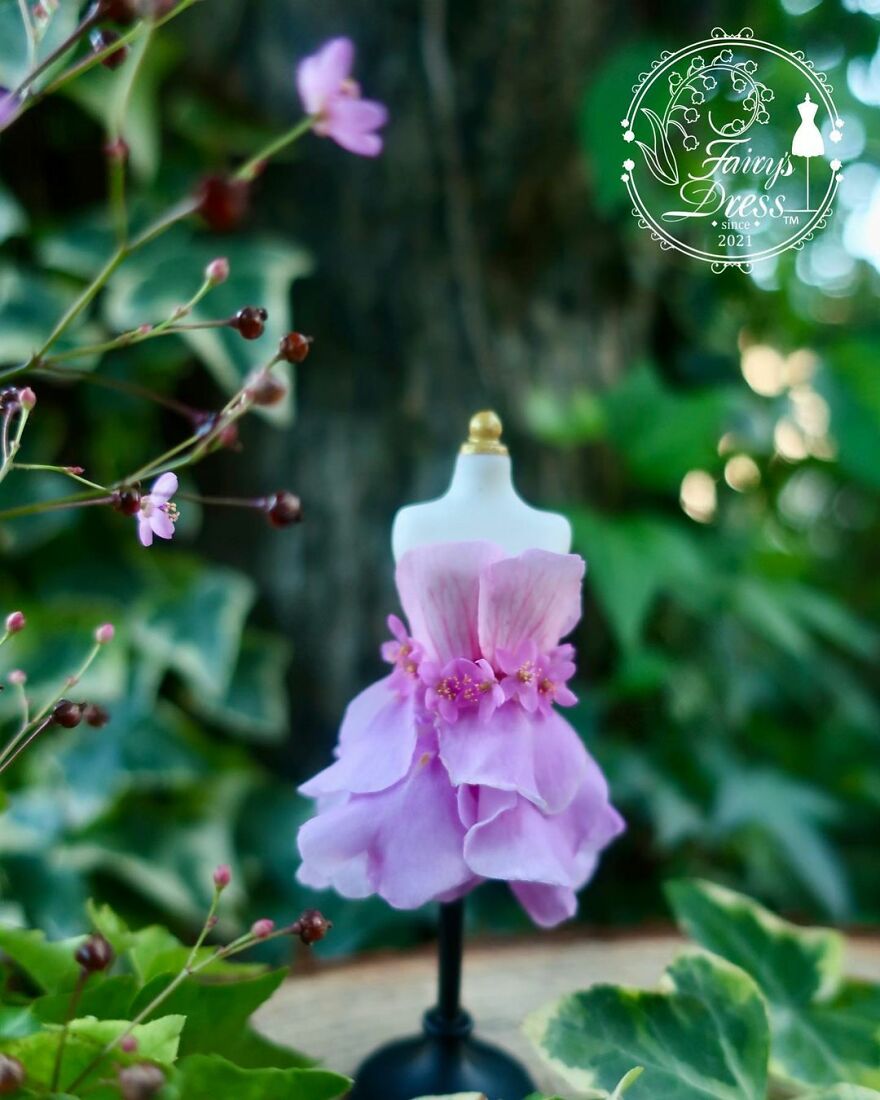 Japanese Artist Makes Delicate And Beautiful "Fairy Dresses"