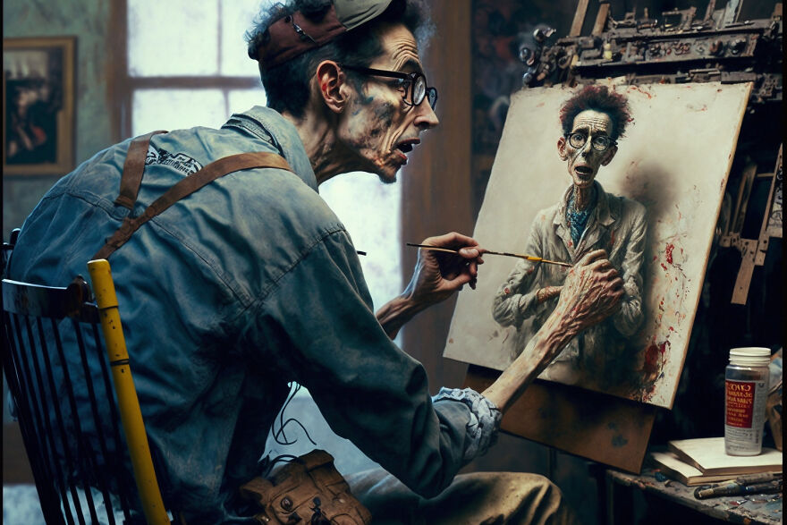 I Wondered How Painter Norman Rockwell Would Portray Christmas Zombies, And Here Are 21 Images Generated With An Ai