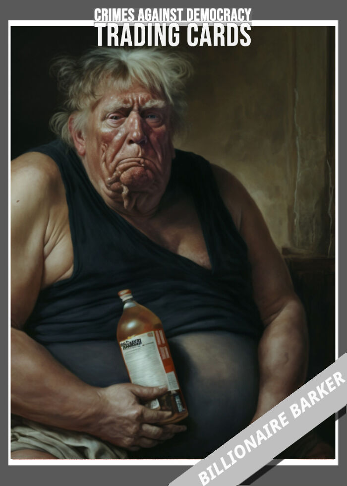 Crimes Against Democracy Trading Card #3 - Captain Condiment