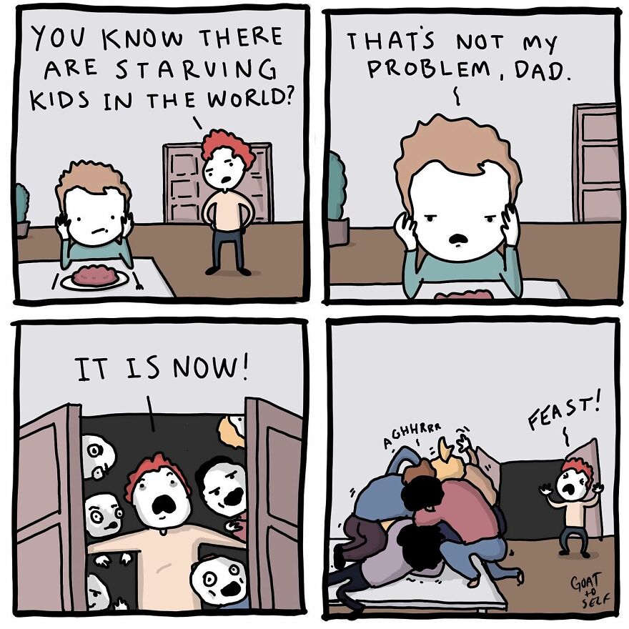 New Quirky Comics By Cameron Spires With A Dark Ending