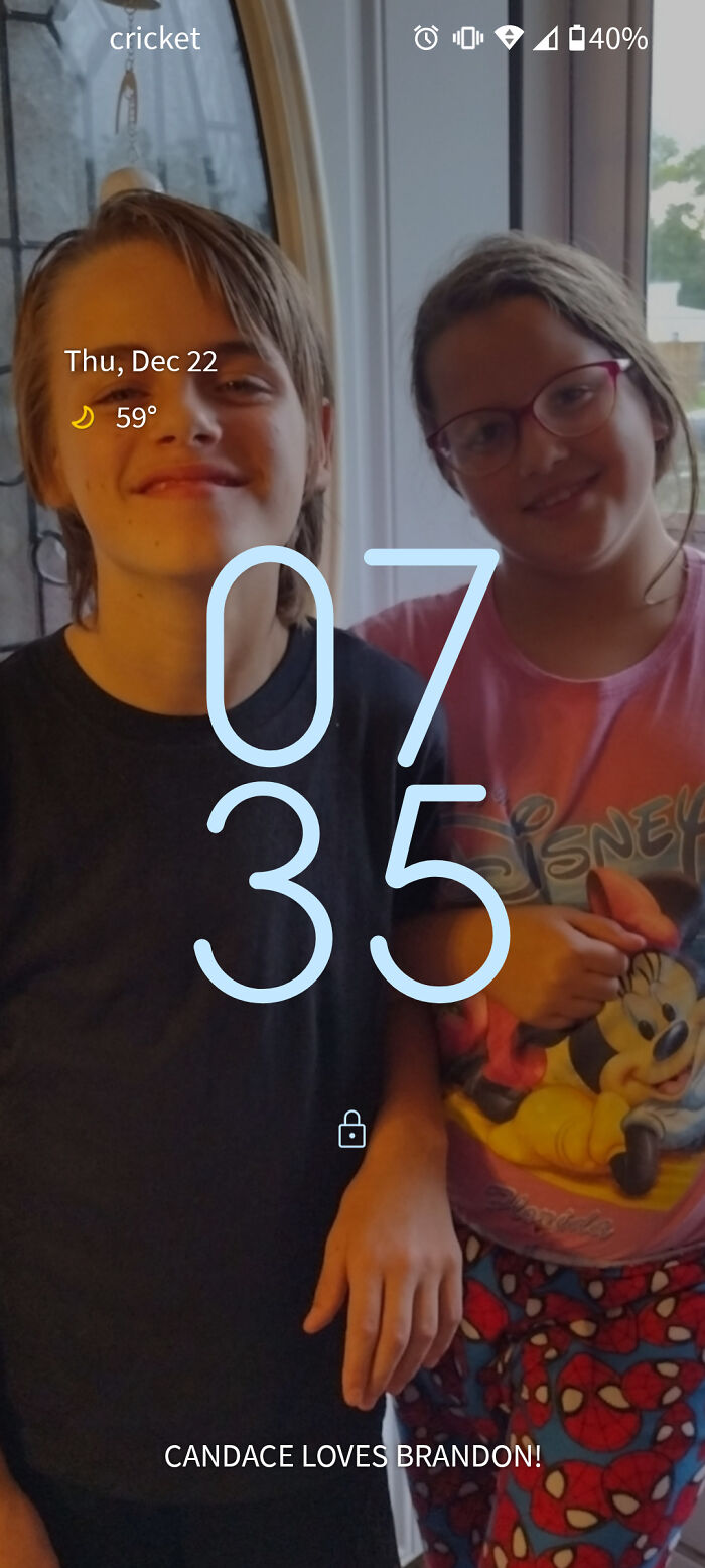 My Lock Screen, My Kiddos