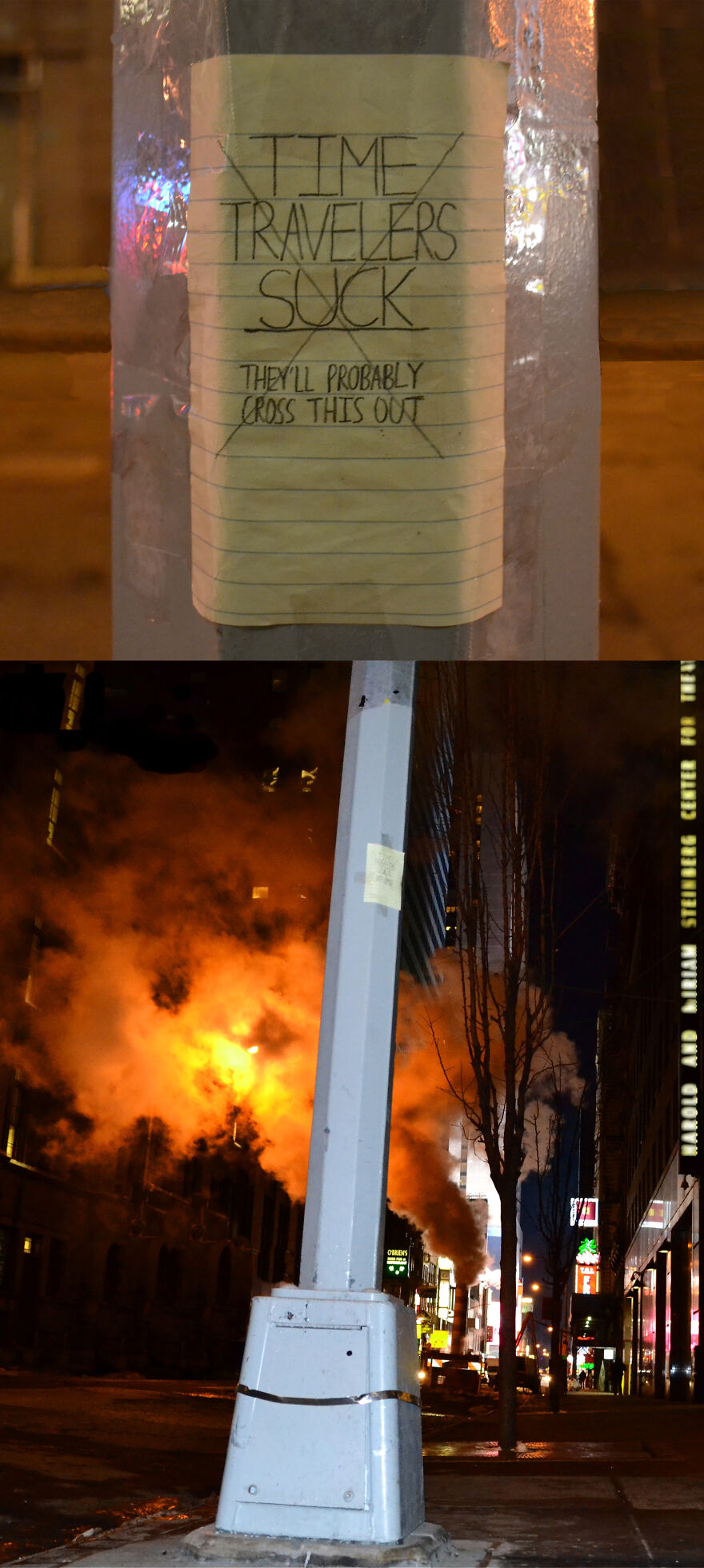 Street Artist Posts Jokes All Over NYC