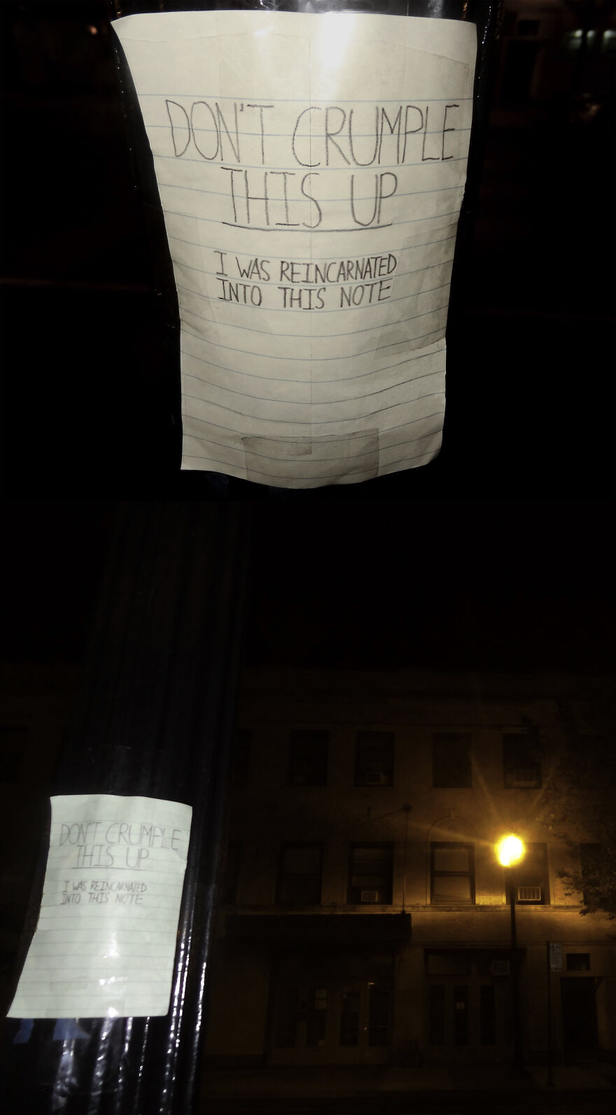 Street Artist Posts Jokes All Over NYC