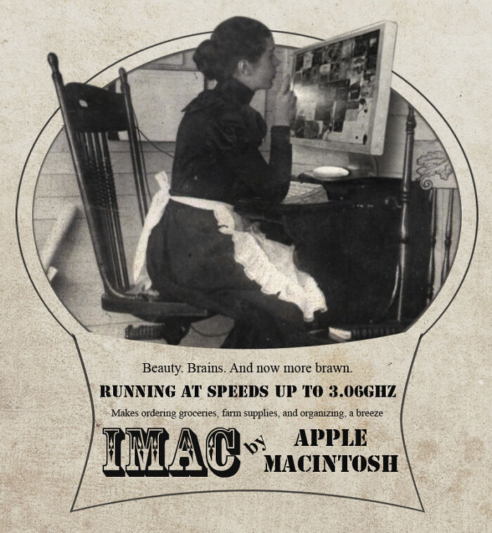 What Would It Be Like If Old Commercials Sold Modern-Day Products?