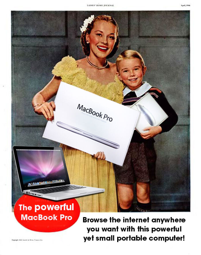 What Would It Be Like If Old Commercials Sold Modern-Day Products?