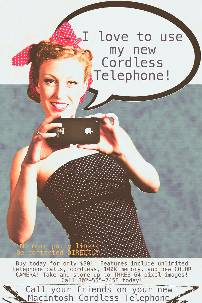 What Would It Be Like If Old Commercials Sold Modern-Day Products?