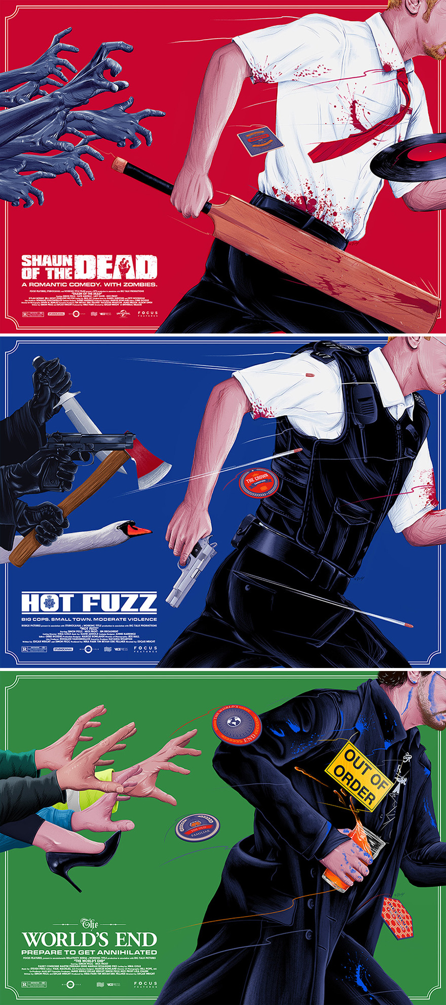 Three Flavors Cornetto