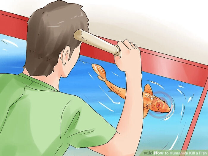 "A Desperate Catch: Man Takes Extreme Measures To Secure Dinner"