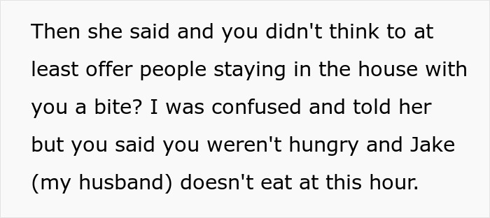 Woman Says She Isn’t Hungry, Causes A Scene When Daughter-In-Law “Gobbles” The Food Up Woman Says She Isn’t Hungry, Causes A Scene When Daughter-In-Law “Gobbles” The Food Up