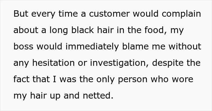 Woman Is Sick And Tired Of Her Boss Blaming Her For The Hair In Customers&rsquo; Food, Dyes Her Hair Blue
