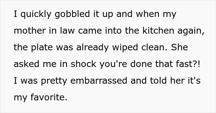 Woman Says She Isn’t Hungry, Causes A Scene When Daughter-In-Law “Gobbles” The Food Up Woman Says She Isn’t Hungry, Causes A Scene When Daughter-In-Law “Gobbles” The Food Up