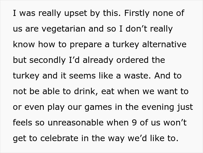 Woman Expects All Family Members To Follow Her New Rules For Family Thanksgiving, Gets Uninvited Instead Woman Expects All Family Members To Follow Her New Rules For Family Thanksgiving, Gets Uninvited Instead