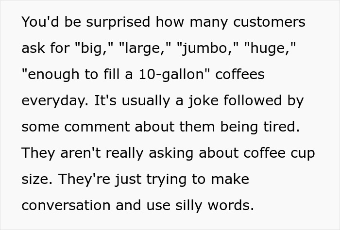 Manager Yells At Employee And Makes Up A New Rule For One Specific Customer, Employee Maliciously Complies And Starts Adding Free Coffee For Everyone Manager Yells At Employee And Makes Up A New Rule For One Specific Customer, Employee Maliciously Complies And Starts Adding Free Coffee For Everyone