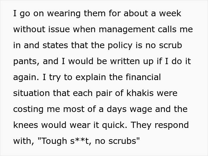 Male Nurse Maliciously Complies With Management's Gender-Biased Dress Code, Gets Them To Change It Male Nurse Maliciously Complies With Management's Gender-Biased Dress Code, Gets Them To Change It