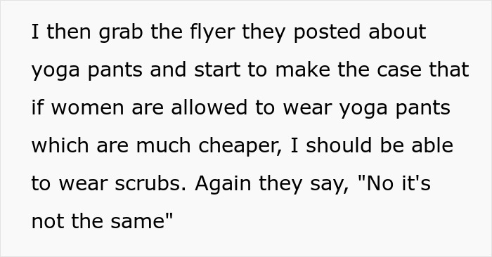 Male Nurse Maliciously Complies With Management's Gender-Biased Dress Code, Gets Them To Change It Male Nurse Maliciously Complies With Management's Gender-Biased Dress Code, Gets Them To Change It