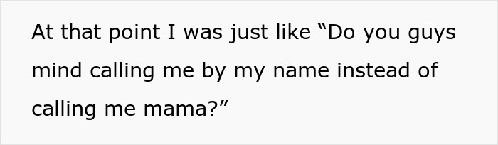 Woman Lost Her Patience And Told Her In-Laws To Stop Calling Her ‘Mama’, Wonders If She Shouldn’t Have Done It During Christmas Woman Lost Her Patience And Told Her In-Laws To Stop Calling Her ‘Mama’, Wonders If She Shouldn’t Have Done It During Christmas
