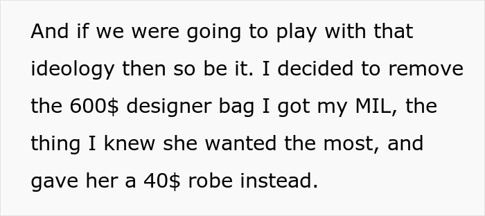 Man Gets Revenge On His MIL By Giving Her $40 Gift Instead Of A $600 One After She Refused To Give Her Gift To His Daughter