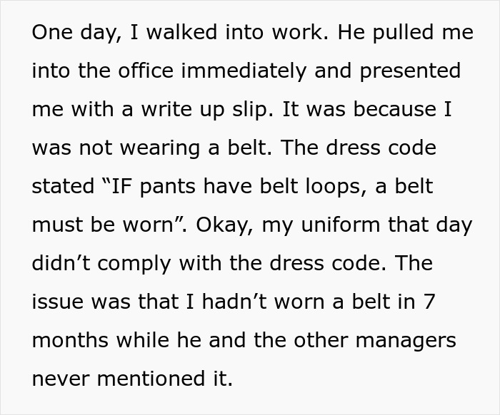 Restaurant Employee Alters Uniform To Comply With The Dress Code And Teach Her Misogynistic Manager A Lesson