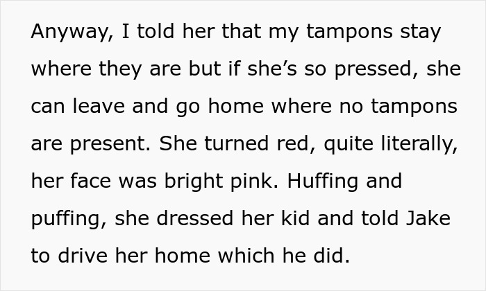 "I Looked At Her In Disbelief": 'Karen' Guest Throws A Fit At Christmas Gathering After Seeing Tampons In The Hosts' Bathroom