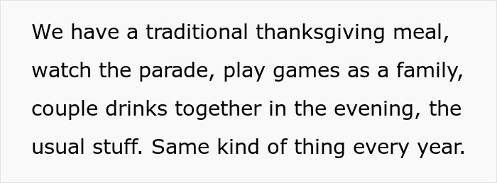 Woman Expects All Family Members To Follow Her New Rules For Family Thanksgiving, Gets Uninvited Instead Woman Expects All Family Members To Follow Her New Rules For Family Thanksgiving, Gets Uninvited Instead