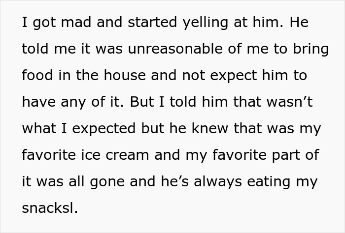 "Am I The Jerk For Buying A Separate Fridge For Our Garage And Putting A Lock On It To Keep My Husband Out?"