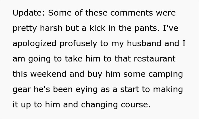 Wife Doesn't Attend Her Husband's Promotion Dinner All Because Of Her Picky Eating, The Internet Gives Her A Wake-Up Call Wife Doesn't Attend Her Husband's Promotion Dinner All Because Of Her Picky Eating, The Internet Gives Her A Wake-Up Call