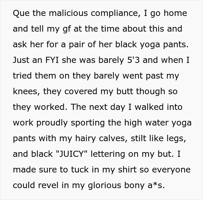 Male Nurse Maliciously Complies With Management's Gender-Biased Dress Code, Gets Them To Change It Male Nurse Maliciously Complies With Management's Gender-Biased Dress Code, Gets Them To Change It