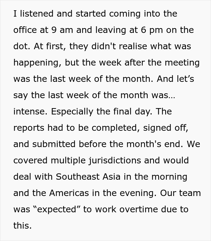 People Applaud This Worker Who Maliciously Complied With Boss&rsquo;s Demands To Work 9 To 6 After Getting Scolded For Leaving 10 Minutes Early