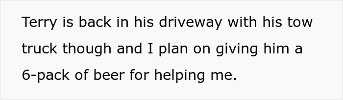 Person Has A Minivan That Was Blocking Their Driveway Towed, Decides To Play Dumb When They See How Rude The Owner Is When He Shows Up