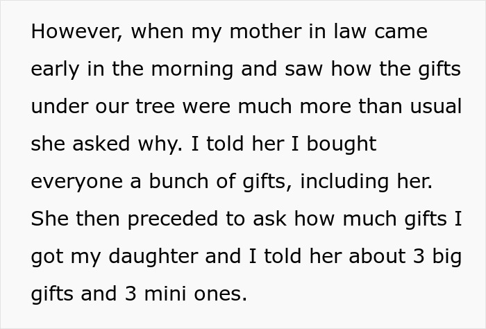 Man Gets Revenge On His MIL By Giving Her $40 Gift Instead Of A $600 One After She Refused To Give Her Gift To His Daughter