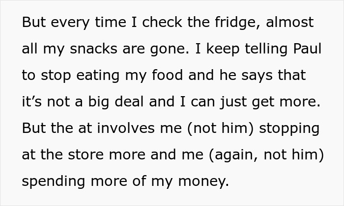 "Am I The Jerk For Buying A Separate Fridge For Our Garage And Putting A Lock On It To Keep My Husband Out?"