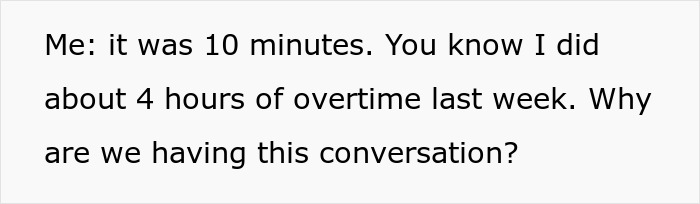 People Applaud This Worker Who Maliciously Complied With Boss&rsquo;s Demands To Work 9 To 6 After Getting Scolded For Leaving 10 Minutes Early