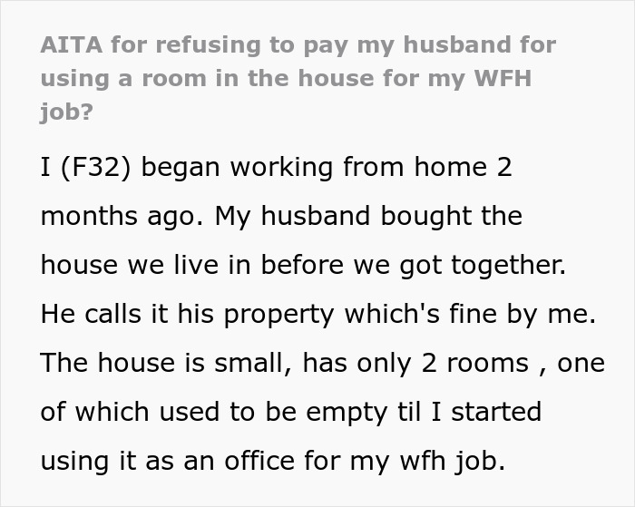 Man Wants To Charge Wife 30% Of Her Salary For Working At Home, Gets Slammed Online