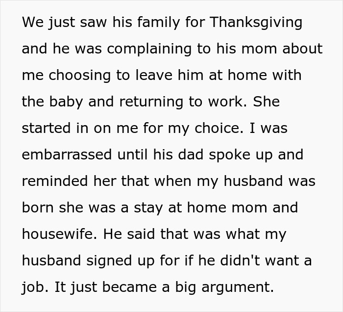 Family Drama Ensues After New Mom Decides To Work From Her Office And Leaves Jobless Husband To Take Care Of The Baby