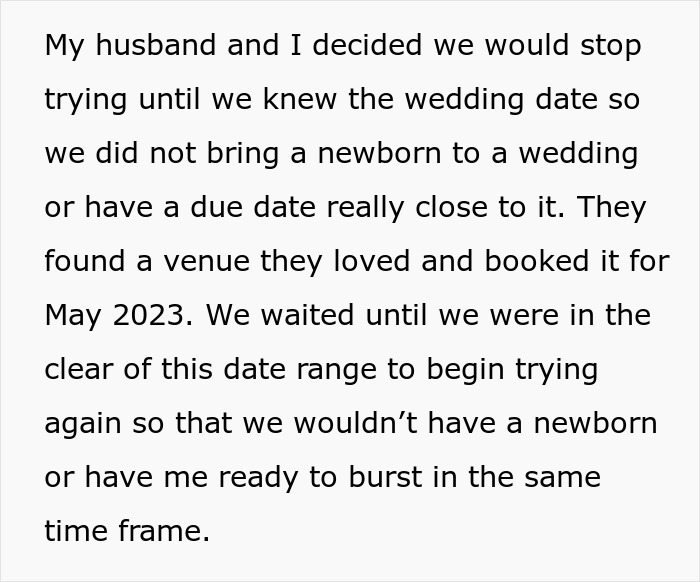 "Am I A Jerk For Being 30 Weeks Pregnant At My Sister's Wedding?"