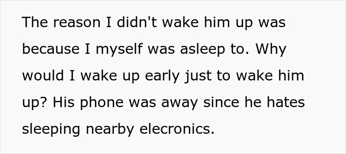 "Why Would I Wake Up Early Just To Wake Him Up?": Woman Is Not Invited To Husband's Family Christmas, Doesn't Wake Him Up For His Flight