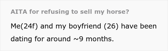 Guy Demands Girlfriend Put Down Her Horse Because He Thinks She Should &ldquo;Prioritize Their Relationship&rdquo;